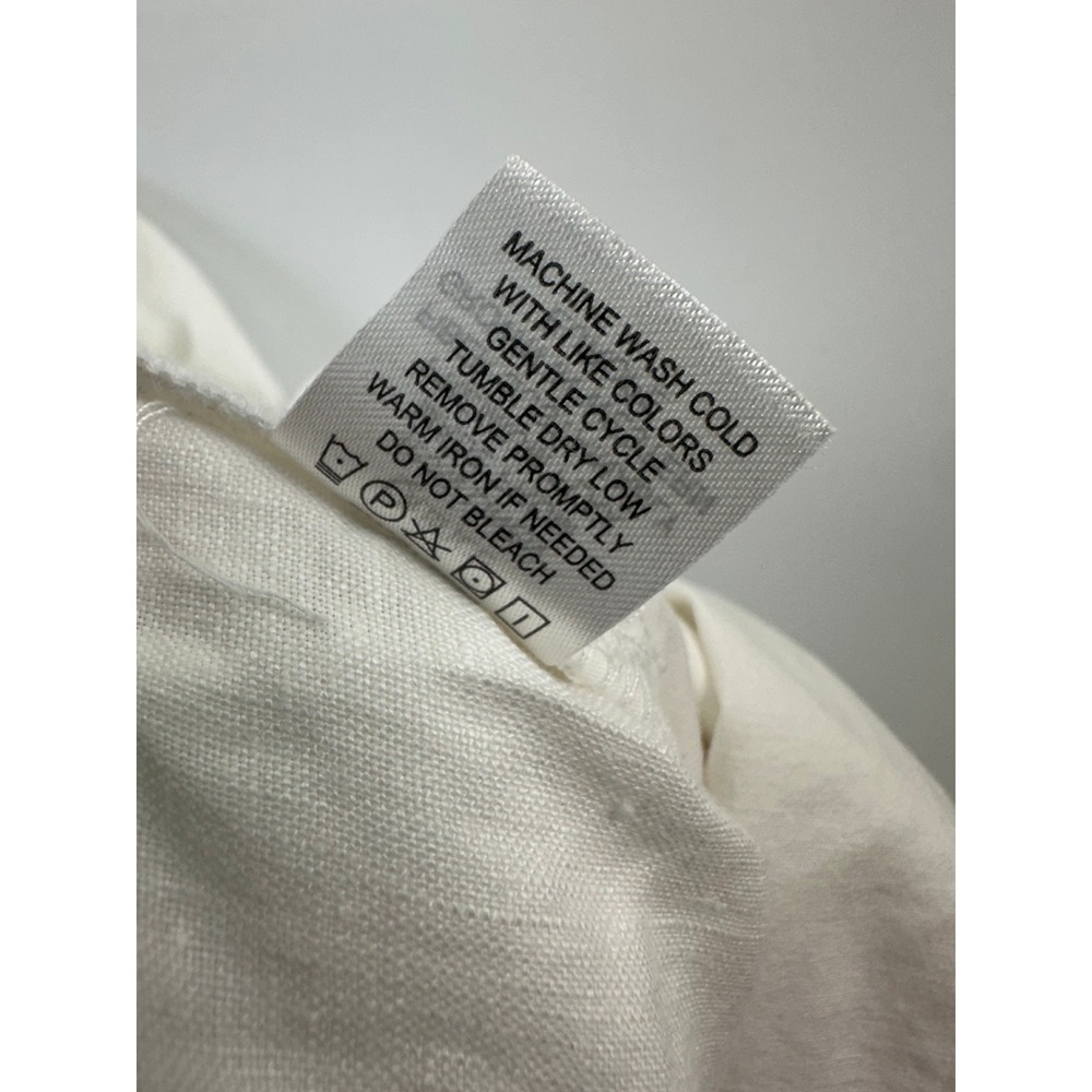 Quince White European Flax Linen Pant Pull On Relaxed Comfort Pockets Small - Picture 10 of 16